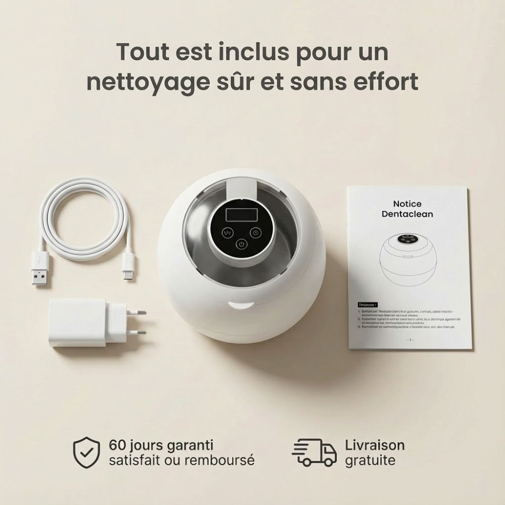 DentaClean – Nettoyeur Ultrasons & Stérilisateur UV